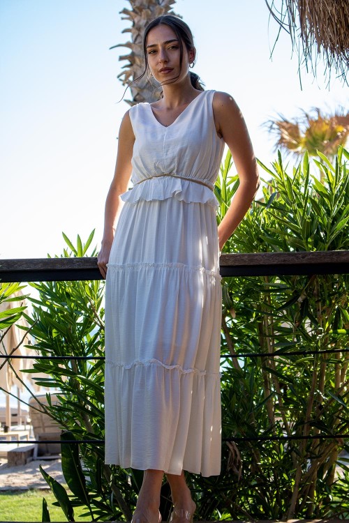 Kleid mit Taillengürtel Rosaline