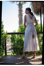 Kleid mit Taillengürtel Rosaline