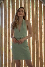 Geripptes Kleid Mary