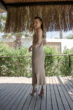 Langes Trägerkleid Gloria